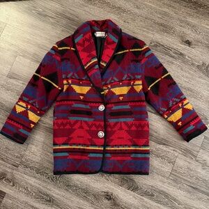 Ashley Scott Vintage Southwest Aztec Jacket